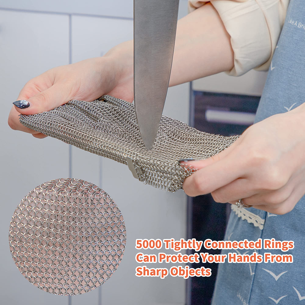 BSP Food Grade Stainless Steel Metal Mesh Butcher Gloves