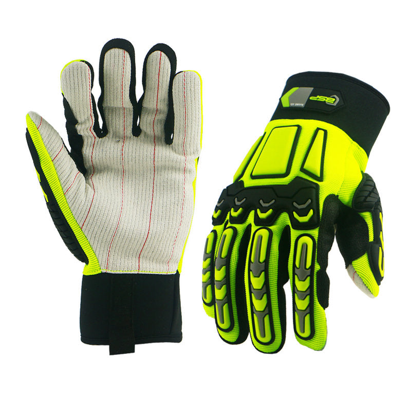 BSP Oilfield Cotton Palm Heavy Duty Safety Gloves