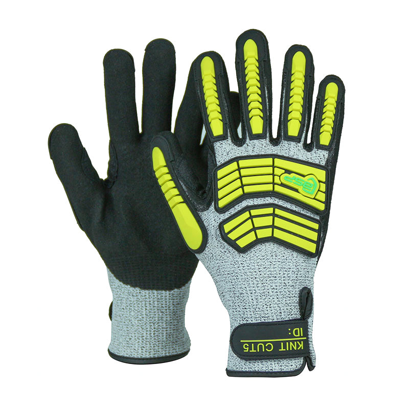 BSP HPPE Anti-cut Nitrile Coated Safety Gloves TPR Hand Protection