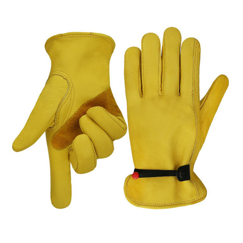 BSP Custom Logo A Grade Sheepskin Gloves Motorcycle Riding Leather Glove