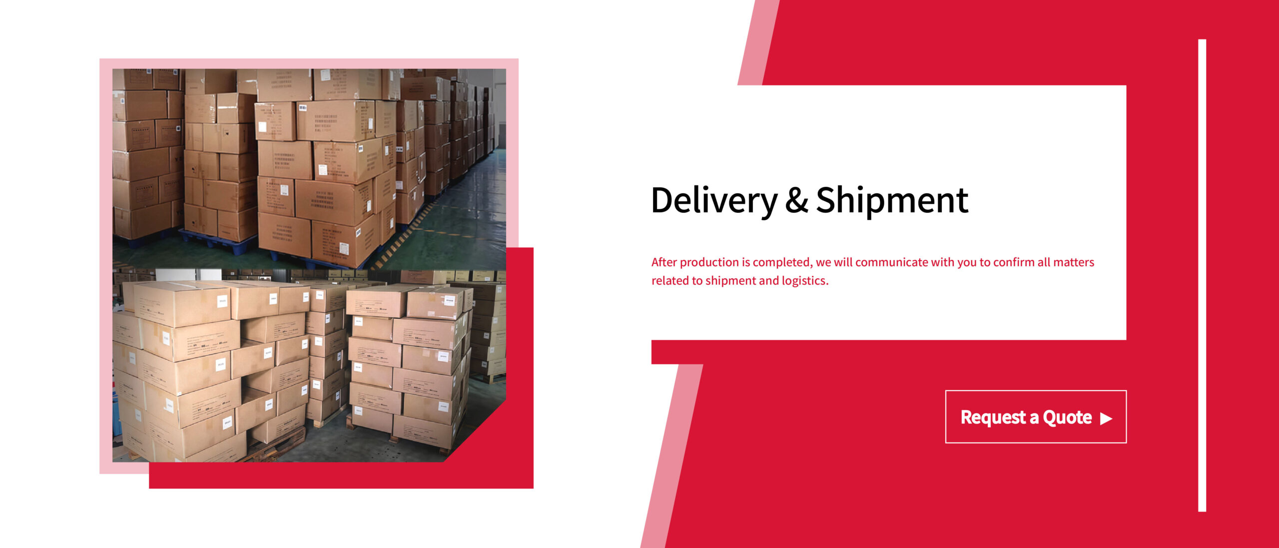 Mass production & order tracking
