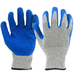 BSP-C 004 13G A5 Latex Crinkle Coated Cut Resistant Glove