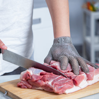 BSP Food Grade Stainless Steel Metal Mesh Butcher Gloves