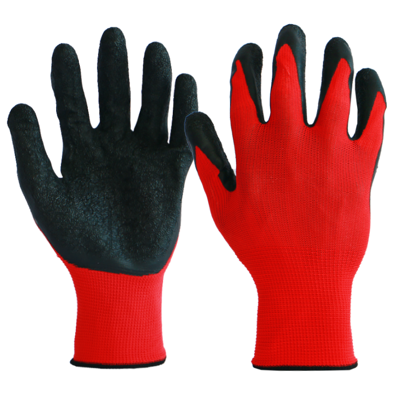 BSP-S 001 Latex Crinkle Coated General Purpose Work Safety Glove