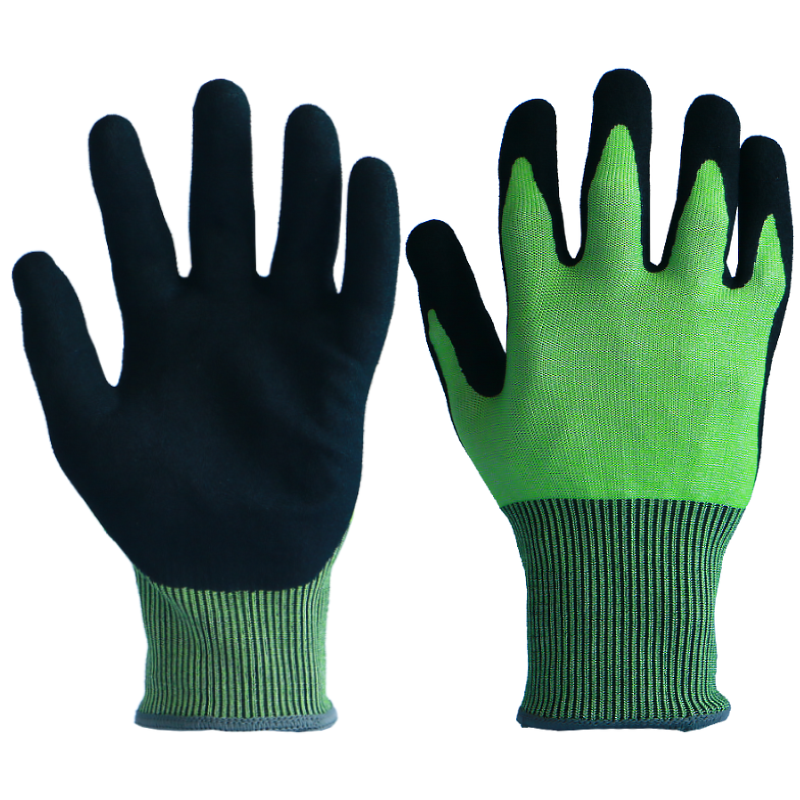 BSP-C 005 18G A5 Sandy Nitrile Coated Cut Resistant Glove