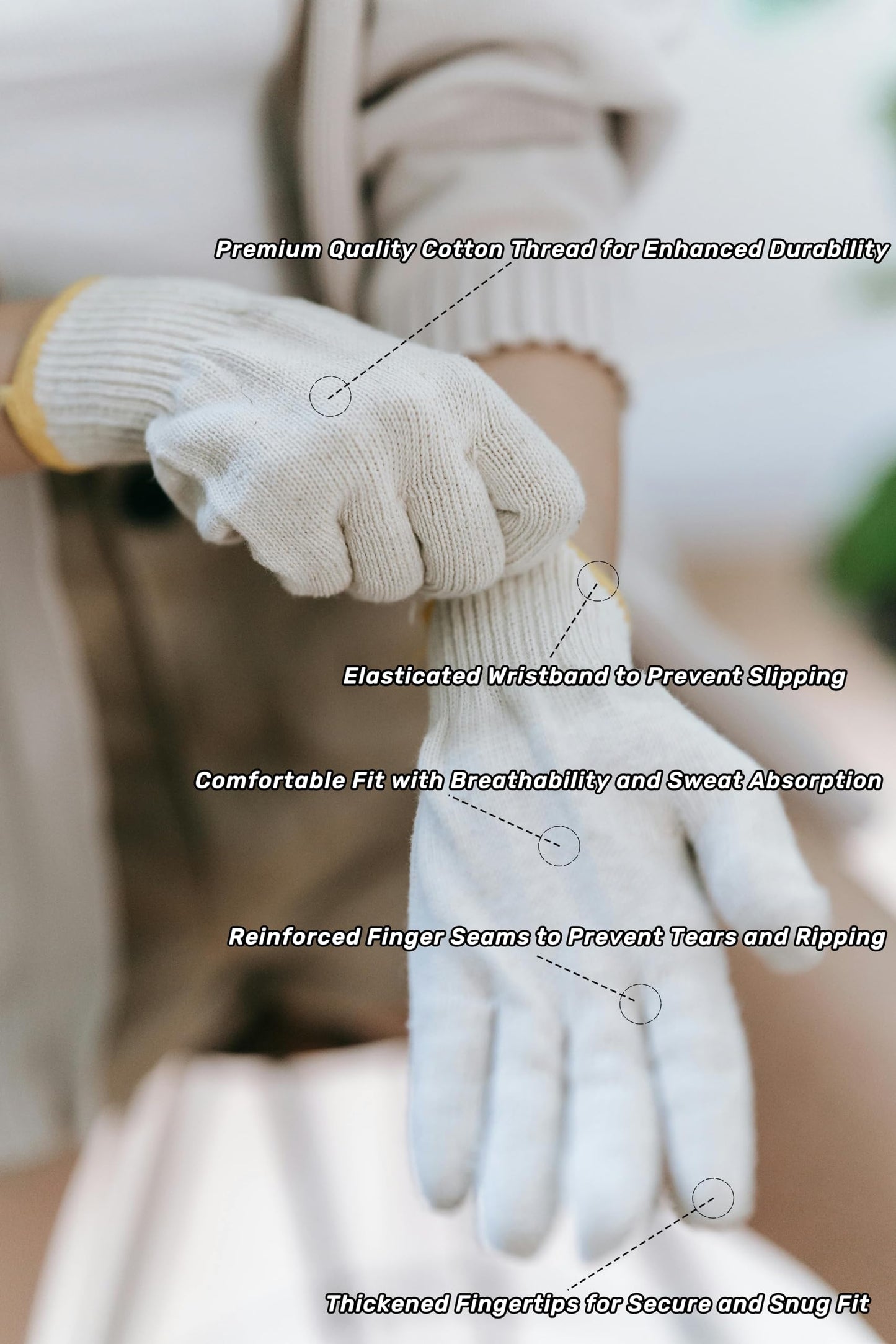 BSP-S 002 Cotton Work Safety Glove