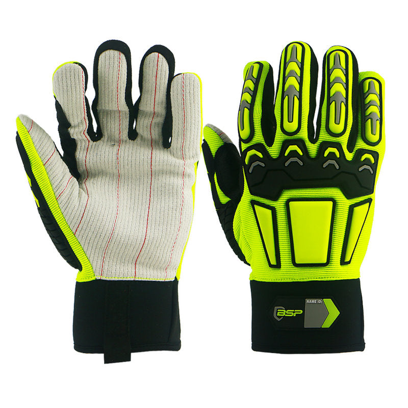 BSP Cotton Palm High Impact Abrasion Heavy Duty Gloves