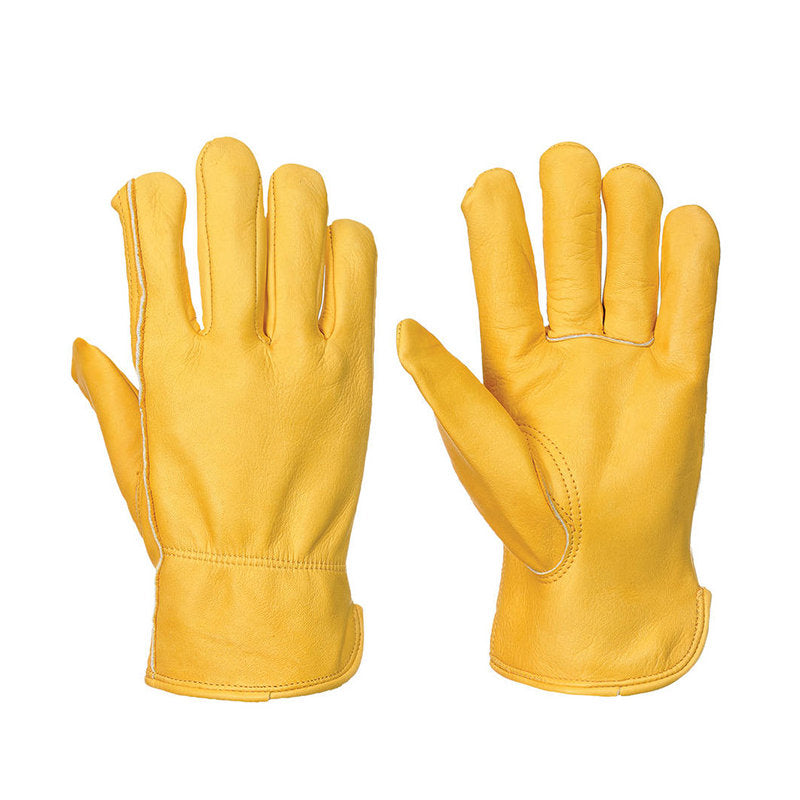 BSP Short Leather Gloves for Motorcycle Racing Riding Cowhide Leather