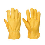 BSP Short Leather Gloves for Motorcycle Racing Riding Cowhide Leather